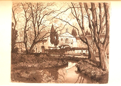 Gravure eau forte de j - a,