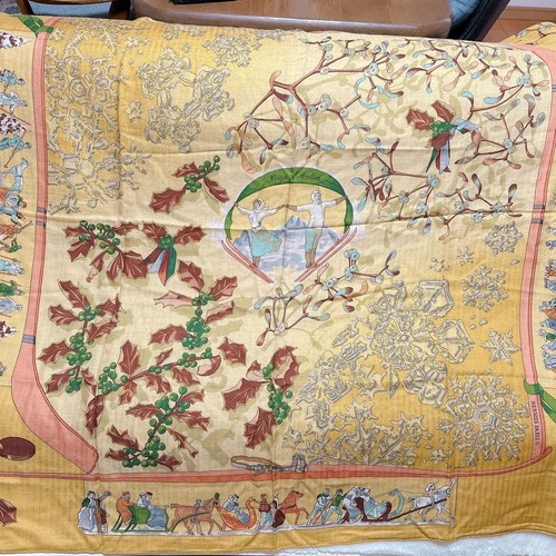 Hermes neige antan - d'antan, cashmere