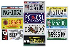 - Lot de 10 PLAQUES D'