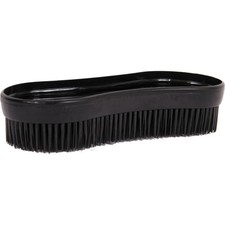 Eldorado Etrille Super Toiletteur pour Chevaux - Noir Brosse Chevaux Etrille