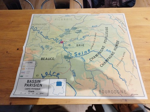 Carte mdi physique - carte,
