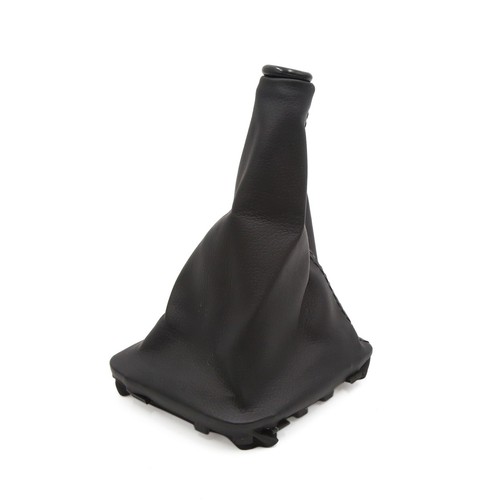 Faux cuir noir pommeau vitesse - cuir,