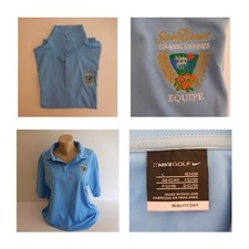 Polo bleu Saint Donat Grasse Cannes Equipe sport collection Nike golf N182