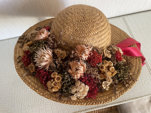 Ancien chapeau paille - chapeau, de