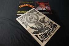 jean rollin 1970 LA VAMPIRE NUE  synopsis mini affichette + 2 synopsis presse