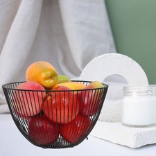  Corbeille De Fruits Panier Metallique Casier À Plateau Rangement Métal