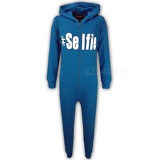 Enfants Garçons #Selfie Turquoise A2Z Combinaison Une Pièce D'Été PJ's 5-13 Ans