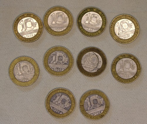 Lot francs génie dont 1 - 10,