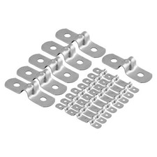 Colliers de serrage pour conduits M5, 30 pièces, en acier inoxydable,