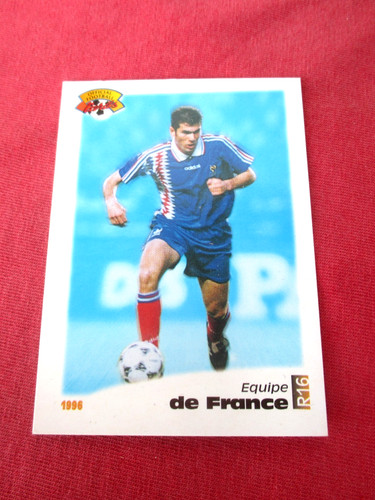 Zidane equipe france - france, carte