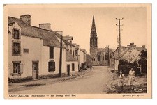 CPA 56 - SAINT GRAVE (Morbihan) - Le Bourg côté Est - Ed. Combier