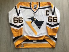jersey NHL Hockey Lemieux 1996 Starter center ice Pittsburgh Penguins authentic 