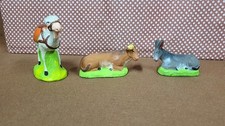 LOT DE 3 SANTONS ANIMAUX POUR