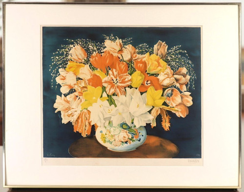 Lithographie moisé kisling - lithographie,