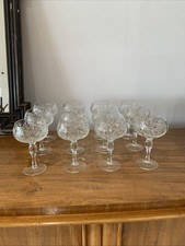 12 verres à vin cristal