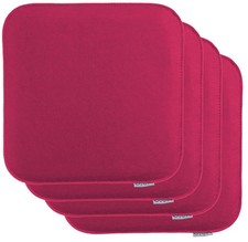 Lot de 4 Coussins dassise en Feutre 35 x 35 x 2 cm – Galettes de Chaise carré...