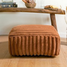 Unstuffed Pouf Ottoman Cover