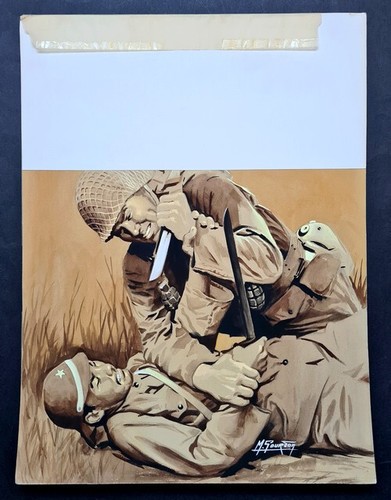 Rare gouache originale michel - rare,