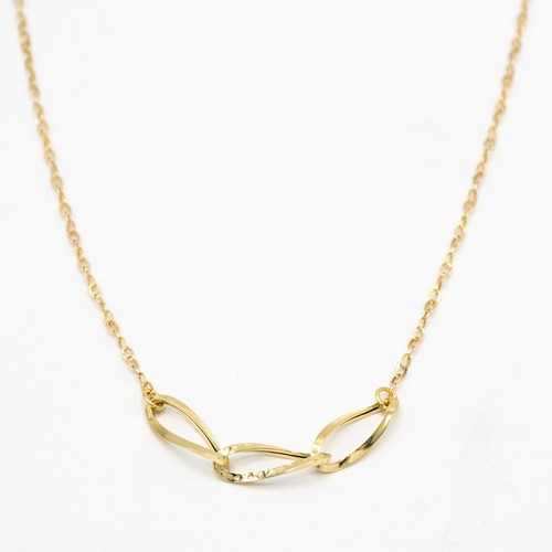 Collier jaune 18 - collier,
