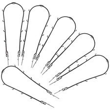  6 Pcs Treillis Pour Plante