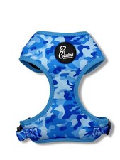 Contrôle canin - harnais réglable - bleu - petit