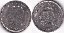 10 Centavos 1984 Republique Dominicaine Republica Dominicana - Duarte