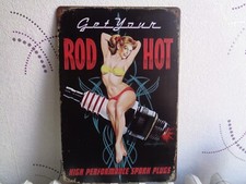 TOLE METAL PIN UP BOUGIE 20 X