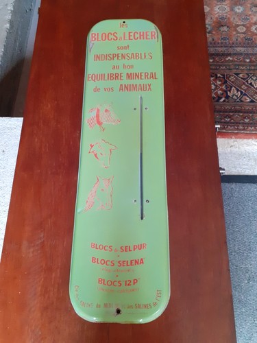 Grande plaque ancienne tole - en,