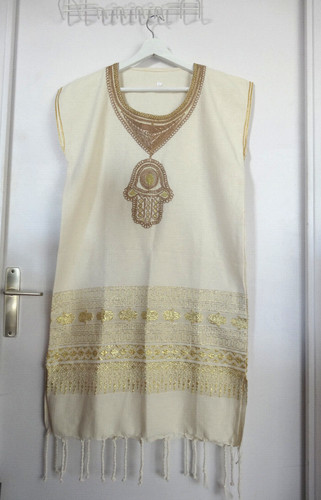 Tee shirt robe courte - tee-shirt, blanche