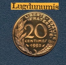 BE 1993 20 Centimes Marianne