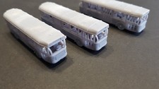 Bus SAVIEM (type 044, 244 et 444) - lot de 3  - echelle N à peindre.
