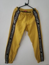 Pantalon De Sudation Texturé Supreme FW19 Taille M Mustard Jaune