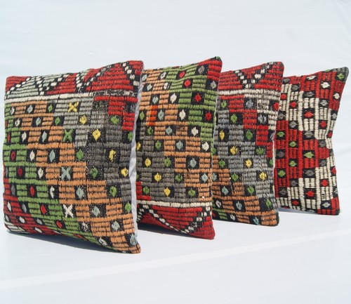 Oreillers brodés kilim - oreillers,