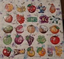 Magnet - Alphabet Fruits et Légumes - Gervais - 2008