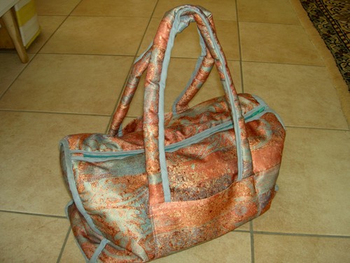 Sac anses couture tissu - à,