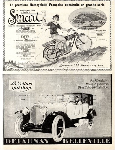 Page publicité 1923 - 1923,