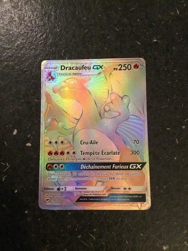 Carte pokémon dracaufeu - dracaufeu, gx