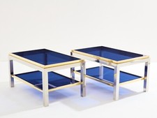 Paire bouts canapé chrome - bouts, de