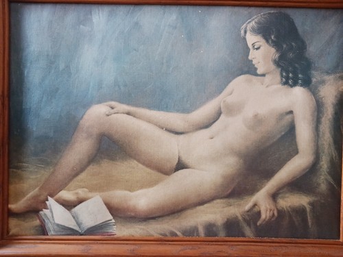 Grand tableau femme - , nue