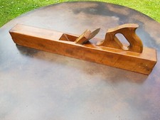 Varlope ancienne en bois fruitier (2.8 kg!) en état exceptionnel