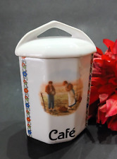 Pot à Café  - Cuisine Ancien - Décor " L' Angélus " de J.F. MILLET