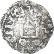 [#341936] Coin, France, Touraine, Denier Tournois, ca. 1150-1200, Saint-Martin d