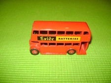 DINKY TOYS 291 DOUBLE DECK BUS EXIDE BATTERIES VNMINT