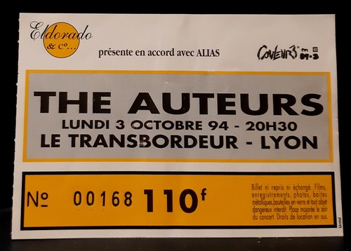 Ticket billet used place - ticket,