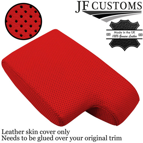 Rouge italien cuir perforé - rouge,