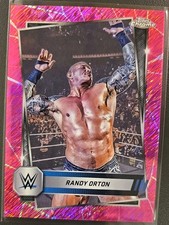 Pink Refractor Randy Orton WWE Topps Chrome Carte Catch 2025