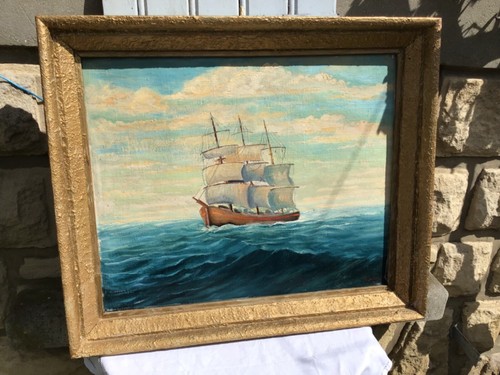 Huile sur toile 20eme - huile, ,