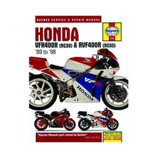 Manual de taller Haynes para Honda VFR400 & RVF400 V-Fours de 89 a 98