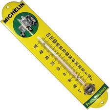 Thermomètre émaillé bombé