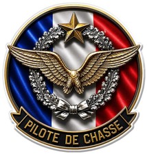 Sticker pilote chasse - pilote, –